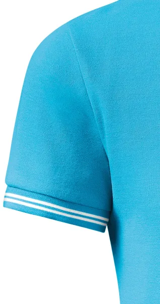 Kontrastiertes Poloshirt für Herren - Klassische kurze Ärmel