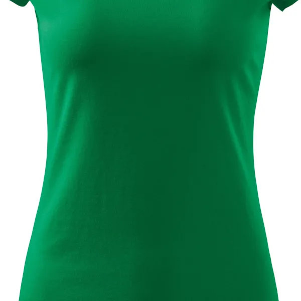 Damen T-Shirt mit sehr kurzen Ärmeln - Sanft taillierter Schnitt