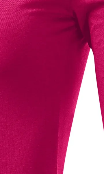 Damen T-Shirt mit langen Ärmeln - Schnitt mit Seitennähten