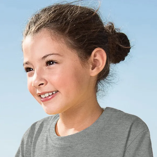 Leichtes Kinder T-Shirt - Klassischer Rundhalsausschnitt