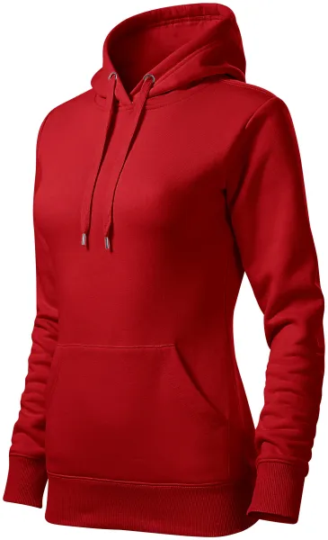 Damen Sweatshirt mit Kapuze ohne Reißverschluss - Damen-Sweatshirt ohne Reißverschluss und mit Kapuze