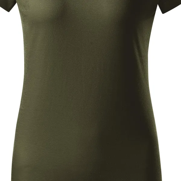 Damen einfaches T-Shirt - Sanft taillierter Schnitt