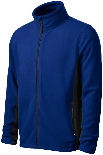Fleece-Kontrastjacke für Herren - Herren Fleecejacke mit Kontrastelementen