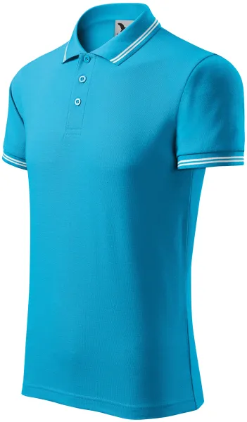 Kontrastiertes Poloshirt für Herren - Bequemes Herren Poloshirt für jeden Tag