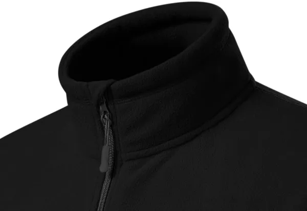 Fleece-Kontrastjacke für Herren - Hochgestellter Kragen zum Schutz vor Kälte im Nacken