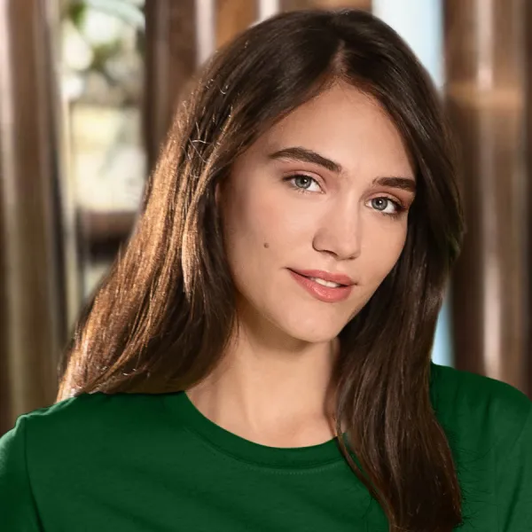 Damen klassisches T-Shirt - Klassischer Rundhalsausschnitt