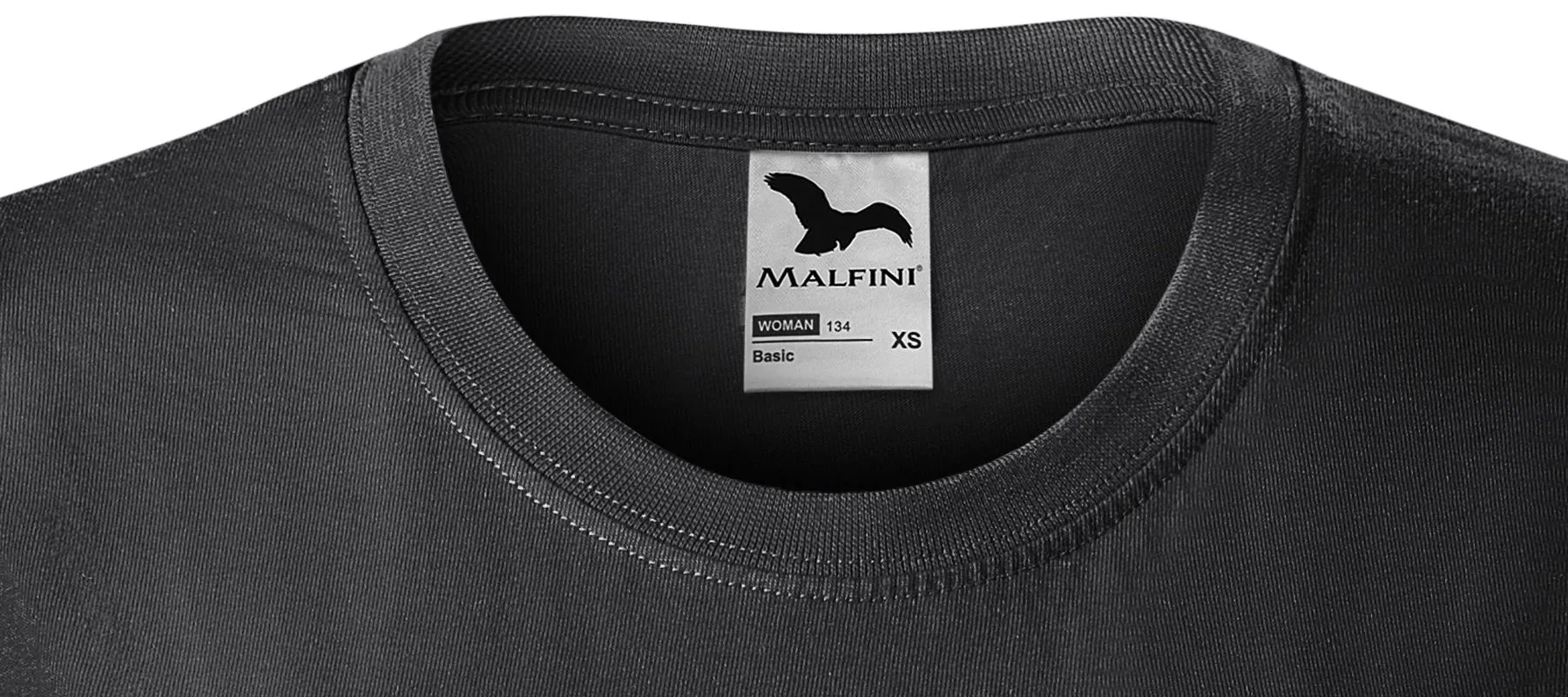 Damen einfaches T-Shirt - Klassischer Rundhalsausschnitt